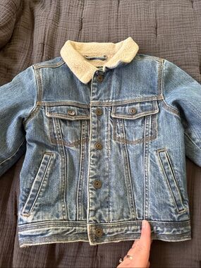 Vintage L.L bean kids denim lined jacket 5T/6